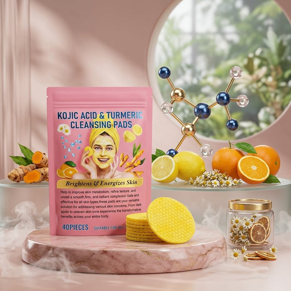 Turmeric Acid Cleansing Pads for dark spots by Dune Glow
