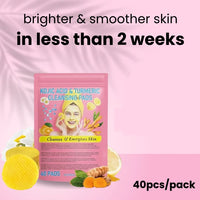 Turmeric Acid Cleansing Pads for dark spots by Dune Glow