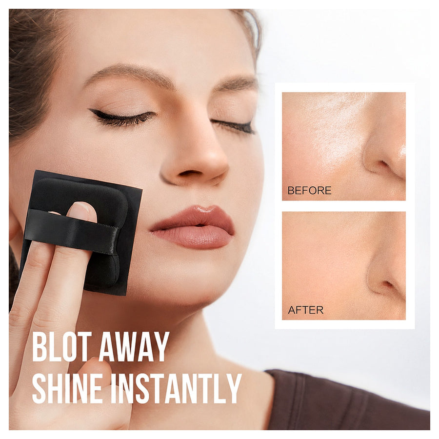 Oil Control Blotting Paper with Powder Compact, Pack of 2 gallery image 3