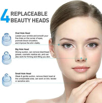 5-in-1 Pore Vacuum Cleaner & Blackhead Remover Tool (5 Suction Levels & 4 Probes)